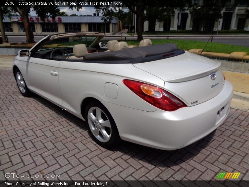 Arctic Frost Pearl / Ivory 2006 Toyota Solara SLE V6 Convertible