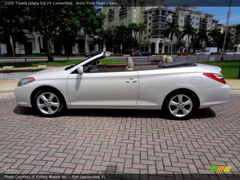 Arctic Frost Pearl / Ivory 2006 Toyota Solara SLE V6 Convertible