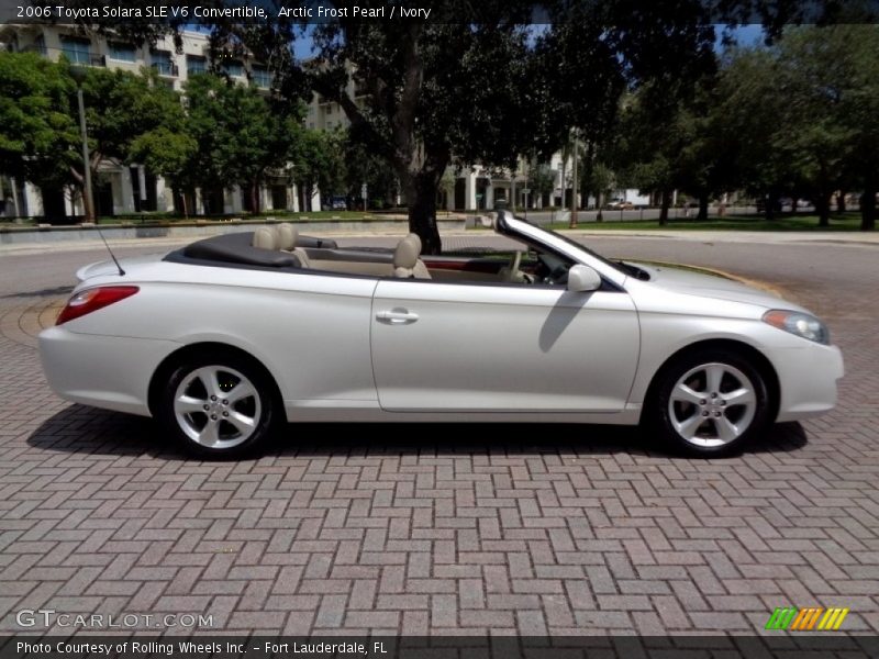 Arctic Frost Pearl / Ivory 2006 Toyota Solara SLE V6 Convertible