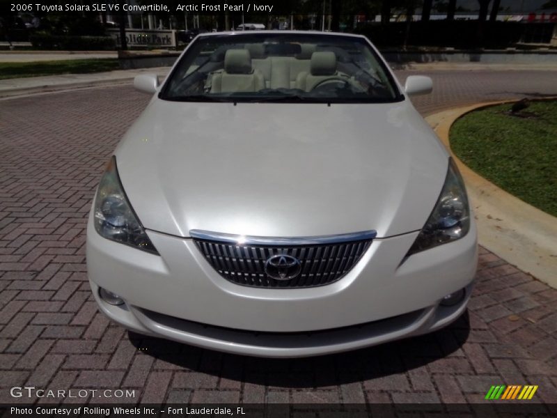 Arctic Frost Pearl / Ivory 2006 Toyota Solara SLE V6 Convertible