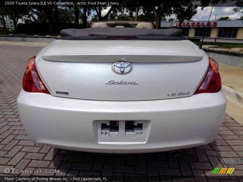 Arctic Frost Pearl / Ivory 2006 Toyota Solara SLE V6 Convertible