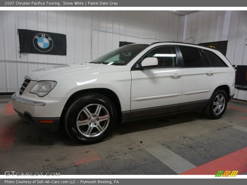 Stone White / Pastel Slate Gray 2007 Chrysler Pacifica Touring