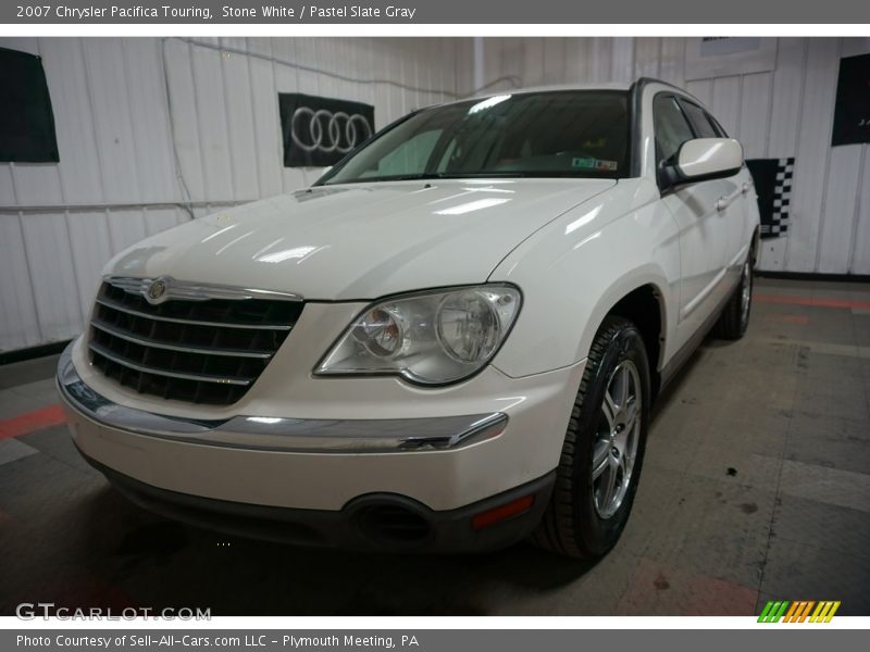 Stone White / Pastel Slate Gray 2007 Chrysler Pacifica Touring