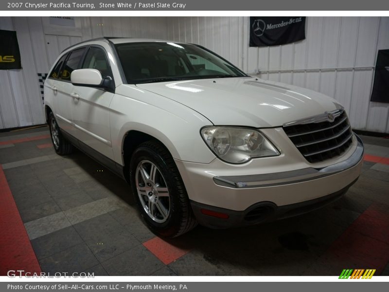 Stone White / Pastel Slate Gray 2007 Chrysler Pacifica Touring