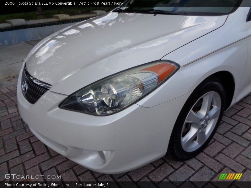 Arctic Frost Pearl / Ivory 2006 Toyota Solara SLE V6 Convertible