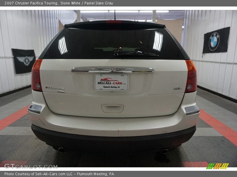 Stone White / Pastel Slate Gray 2007 Chrysler Pacifica Touring