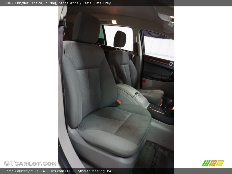 Stone White / Pastel Slate Gray 2007 Chrysler Pacifica Touring