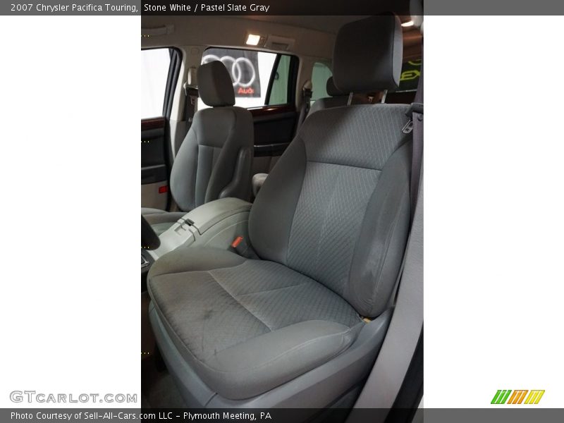 Stone White / Pastel Slate Gray 2007 Chrysler Pacifica Touring