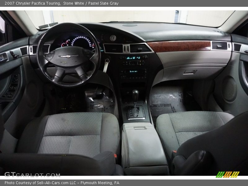 Stone White / Pastel Slate Gray 2007 Chrysler Pacifica Touring