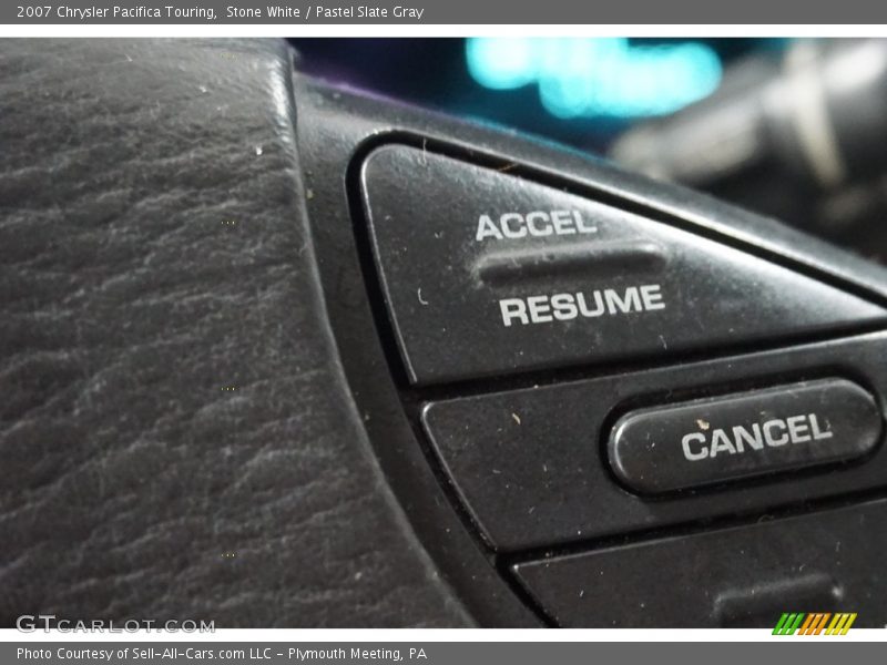 Stone White / Pastel Slate Gray 2007 Chrysler Pacifica Touring