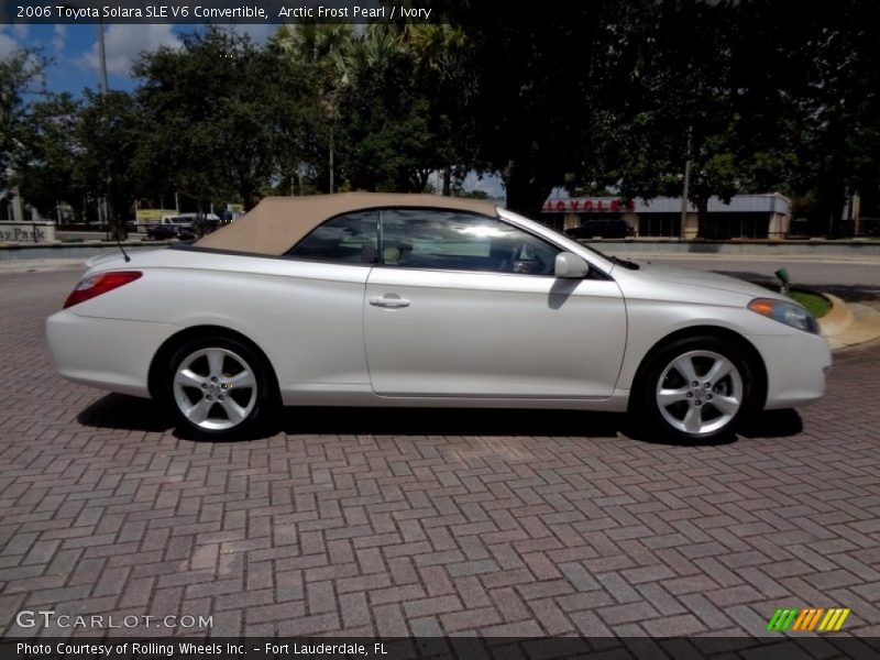 Arctic Frost Pearl / Ivory 2006 Toyota Solara SLE V6 Convertible