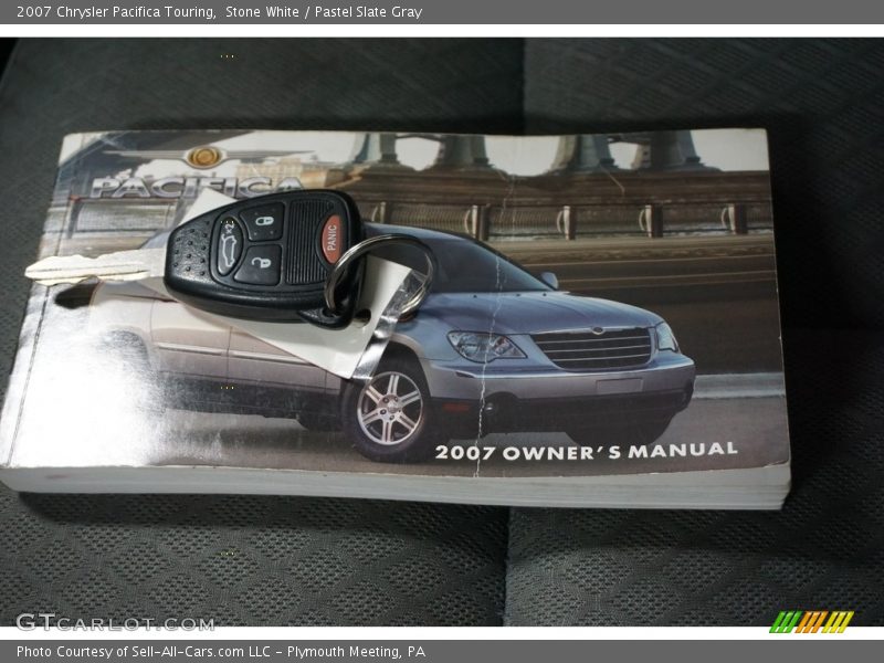 Stone White / Pastel Slate Gray 2007 Chrysler Pacifica Touring