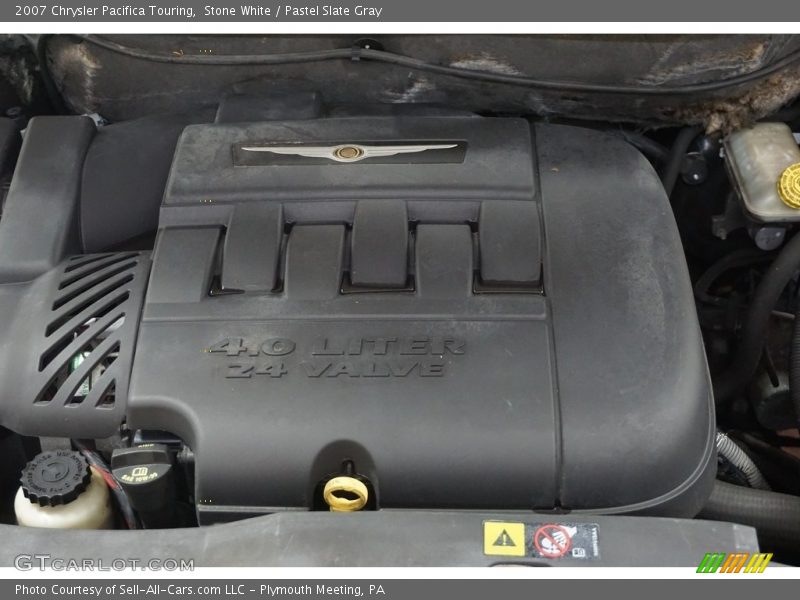 Stone White / Pastel Slate Gray 2007 Chrysler Pacifica Touring