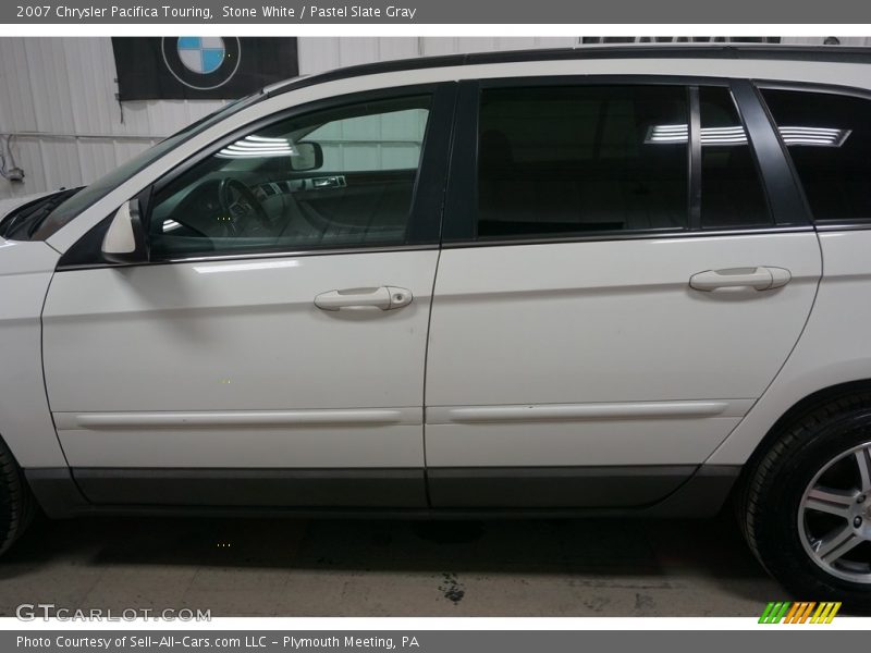 Stone White / Pastel Slate Gray 2007 Chrysler Pacifica Touring