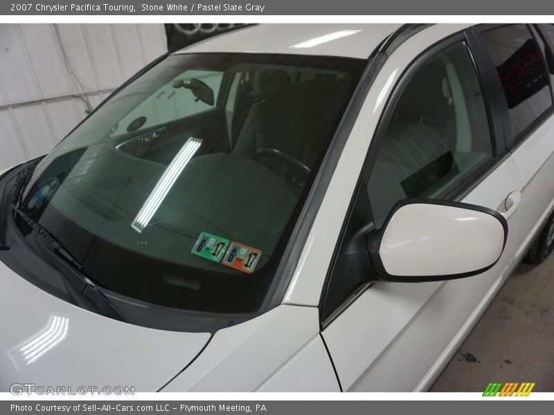 Stone White / Pastel Slate Gray 2007 Chrysler Pacifica Touring