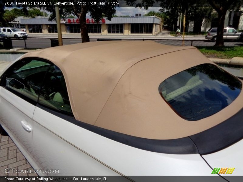 Arctic Frost Pearl / Ivory 2006 Toyota Solara SLE V6 Convertible