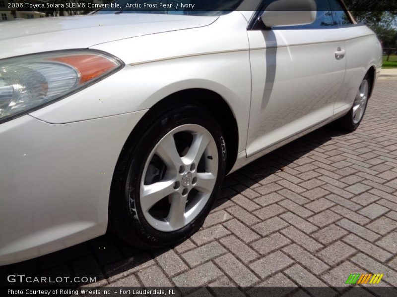 Arctic Frost Pearl / Ivory 2006 Toyota Solara SLE V6 Convertible