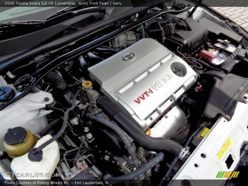 Arctic Frost Pearl / Ivory 2006 Toyota Solara SLE V6 Convertible
