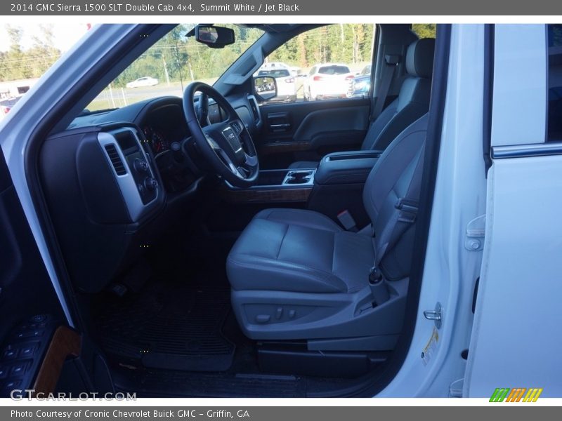 Summit White / Jet Black 2014 GMC Sierra 1500 SLT Double Cab 4x4