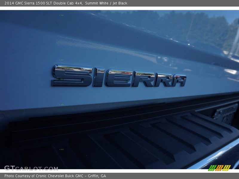 Summit White / Jet Black 2014 GMC Sierra 1500 SLT Double Cab 4x4