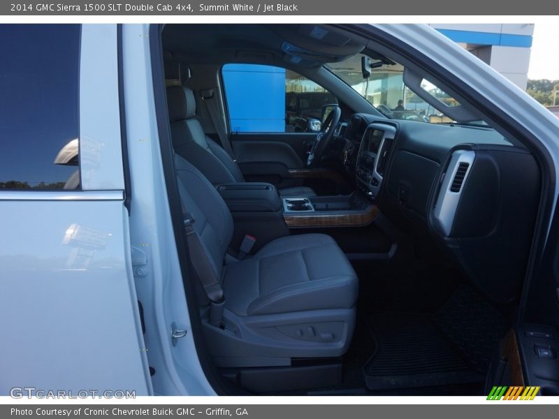 Summit White / Jet Black 2014 GMC Sierra 1500 SLT Double Cab 4x4