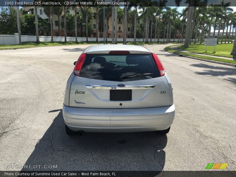 CD Silver Metallic / Medium Graphite 2002 Ford Focus ZX5 Hatchback