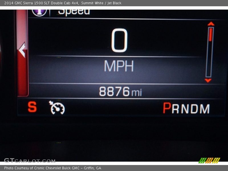 Summit White / Jet Black 2014 GMC Sierra 1500 SLT Double Cab 4x4