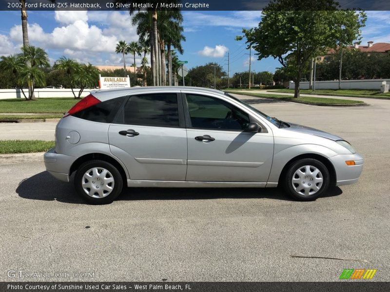 CD Silver Metallic / Medium Graphite 2002 Ford Focus ZX5 Hatchback