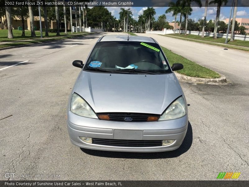 CD Silver Metallic / Medium Graphite 2002 Ford Focus ZX5 Hatchback