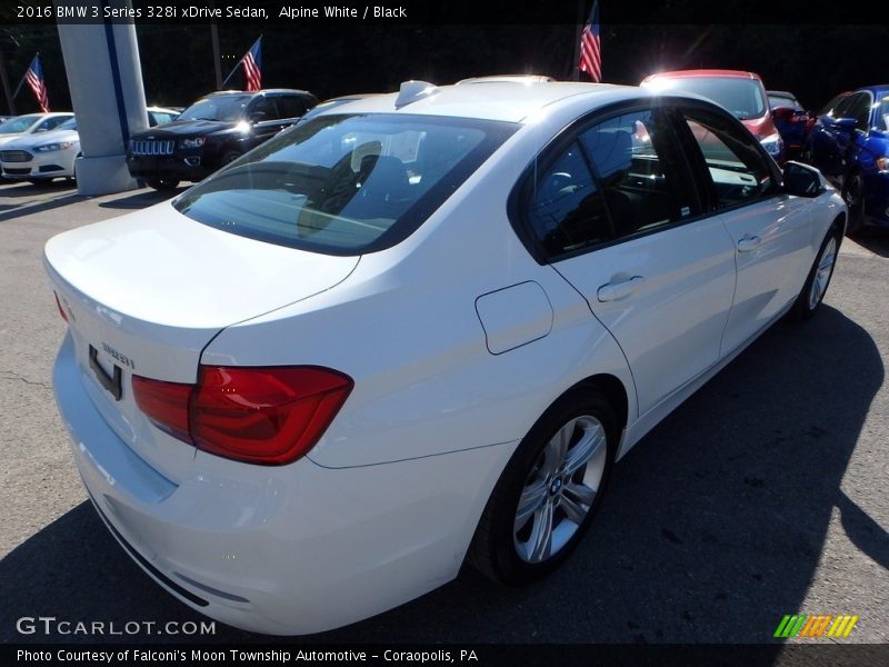 Alpine White / Black 2016 BMW 3 Series 328i xDrive Sedan