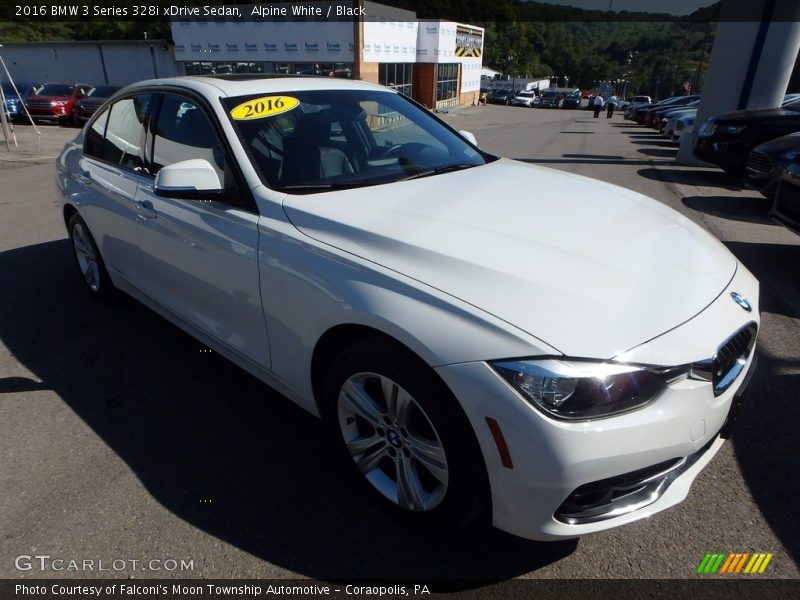 Alpine White / Black 2016 BMW 3 Series 328i xDrive Sedan
