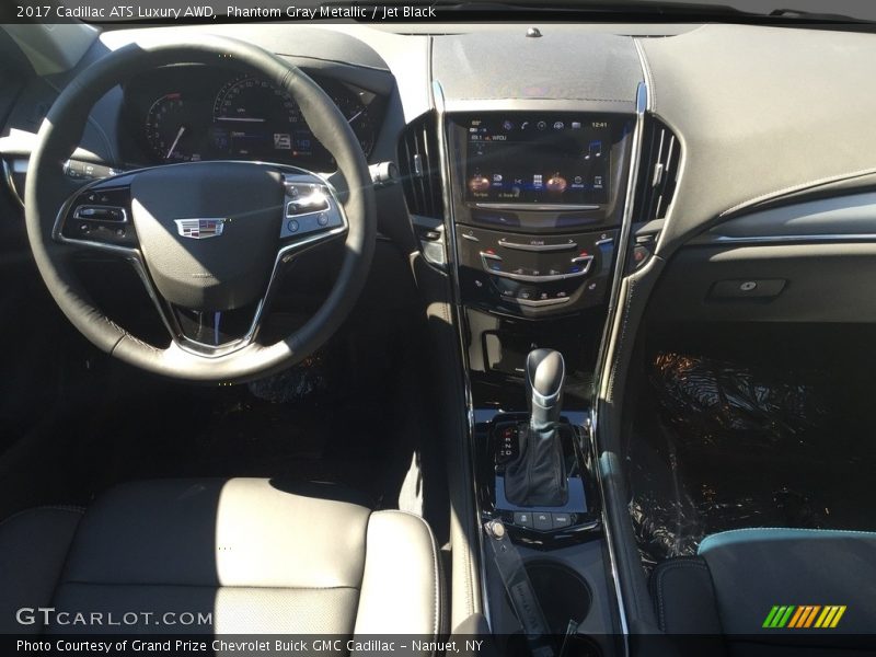 Phantom Gray Metallic / Jet Black 2017 Cadillac ATS Luxury AWD