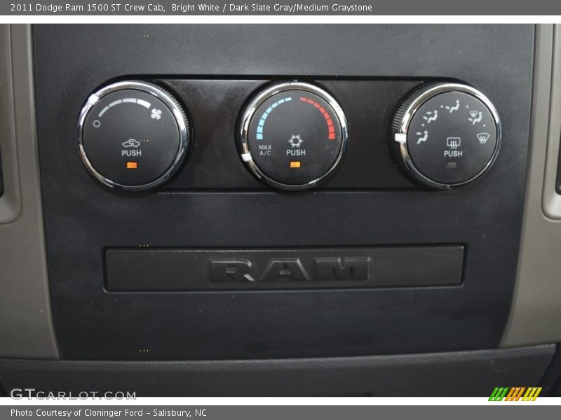 Bright White / Dark Slate Gray/Medium Graystone 2011 Dodge Ram 1500 ST Crew Cab