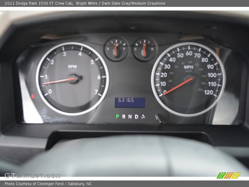 Bright White / Dark Slate Gray/Medium Graystone 2011 Dodge Ram 1500 ST Crew Cab
