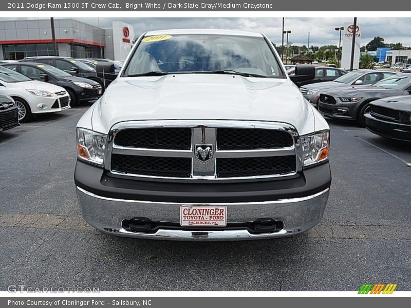 Bright White / Dark Slate Gray/Medium Graystone 2011 Dodge Ram 1500 ST Crew Cab