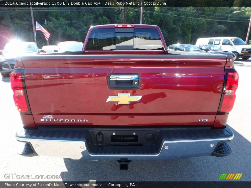 Deep Ruby Metallic / Cocoa/Dune 2014 Chevrolet Silverado 1500 LTZ Double Cab 4x4