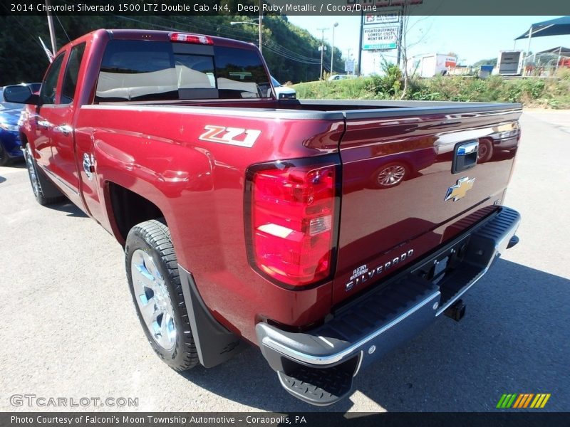 Deep Ruby Metallic / Cocoa/Dune 2014 Chevrolet Silverado 1500 LTZ Double Cab 4x4