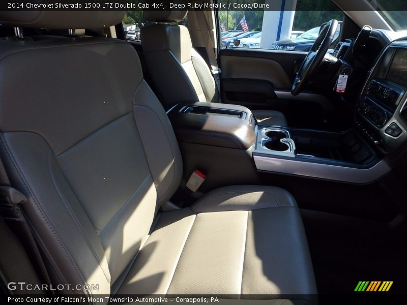 Deep Ruby Metallic / Cocoa/Dune 2014 Chevrolet Silverado 1500 LTZ Double Cab 4x4