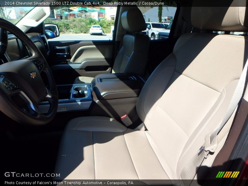 Deep Ruby Metallic / Cocoa/Dune 2014 Chevrolet Silverado 1500 LTZ Double Cab 4x4