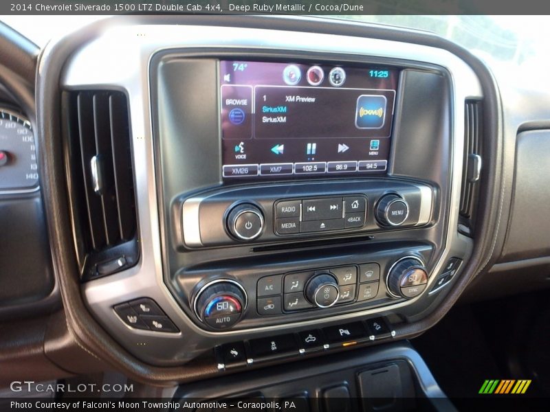 Deep Ruby Metallic / Cocoa/Dune 2014 Chevrolet Silverado 1500 LTZ Double Cab 4x4