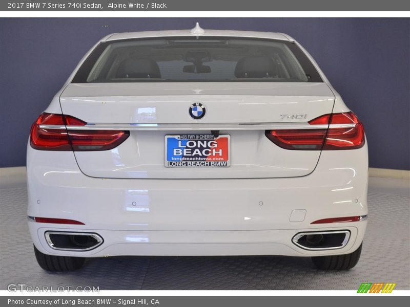 Alpine White / Black 2017 BMW 7 Series 740i Sedan