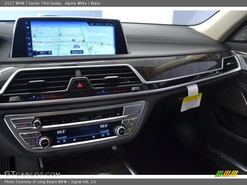 Alpine White / Black 2017 BMW 7 Series 740i Sedan