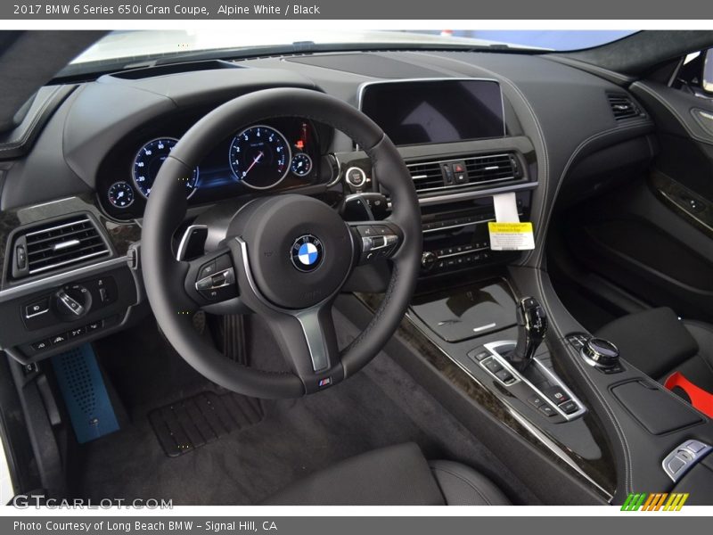  2017 6 Series 650i Gran Coupe Black Interior