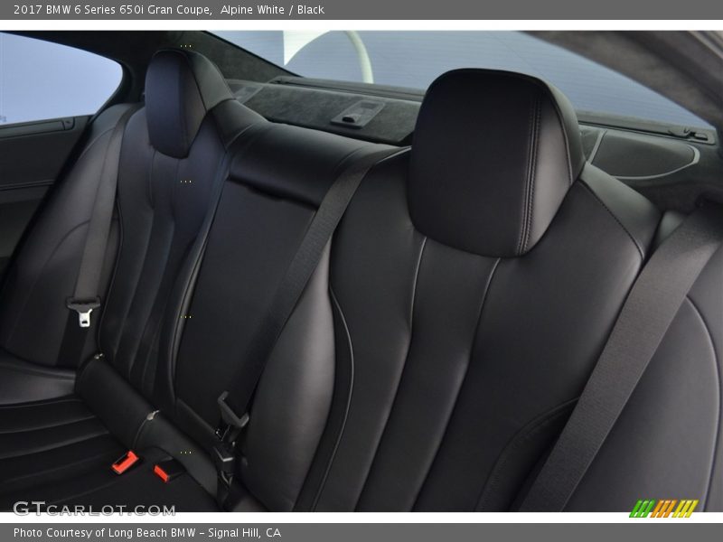 Rear Seat of 2017 6 Series 650i Gran Coupe