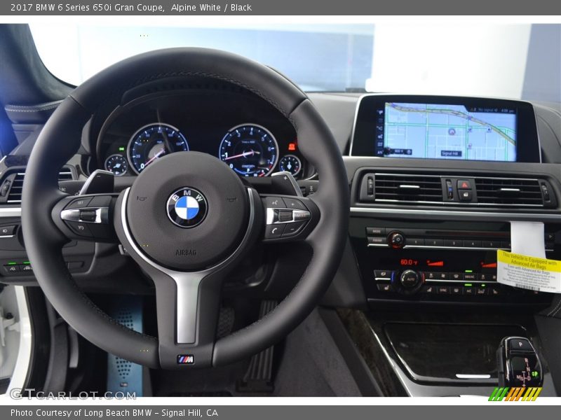 Dashboard of 2017 6 Series 650i Gran Coupe