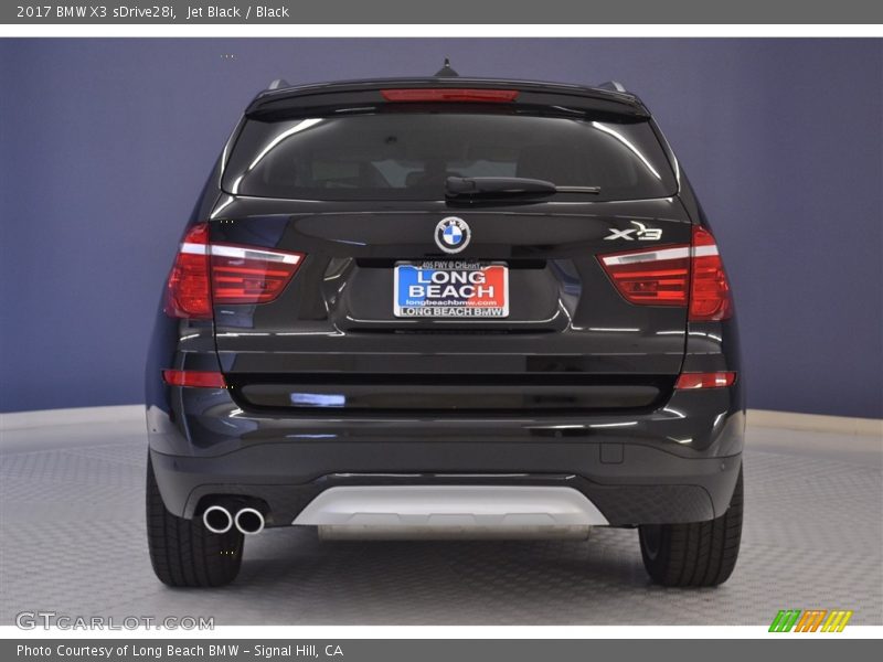 Jet Black / Black 2017 BMW X3 sDrive28i