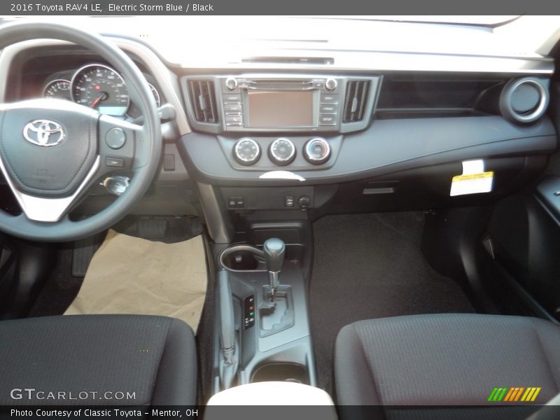 Electric Storm Blue / Black 2016 Toyota RAV4 LE