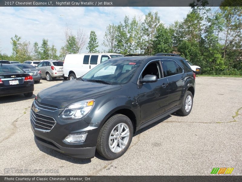 Nightfall Gray Metallic / Jet Black 2017 Chevrolet Equinox LT