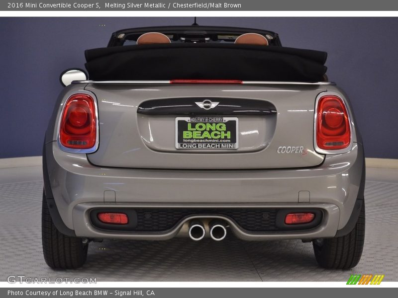 Melting Silver Metallic / Chesterfield/Malt Brown 2016 Mini Convertible Cooper S