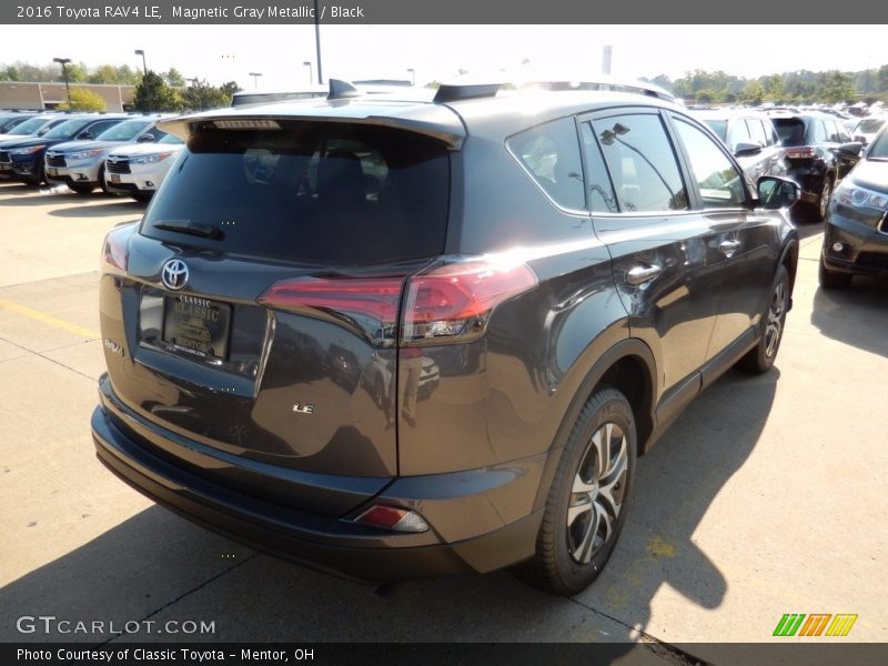 Magnetic Gray Metallic / Black 2016 Toyota RAV4 LE